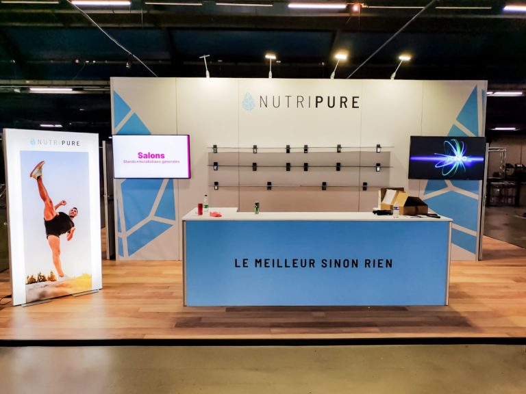 image d'un stand modulable Nutripure