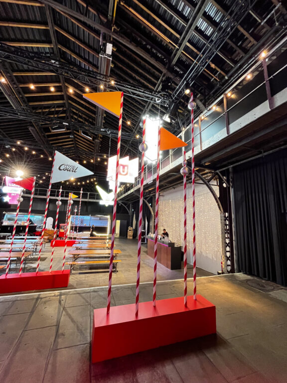 Image d'une structure sur mesure pour une soirée privée