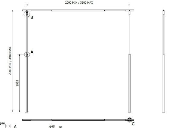 Pipe and drape