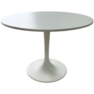 Table ronde blanche