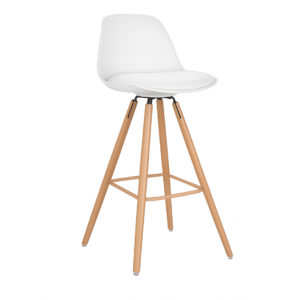 Chaise haute blanche